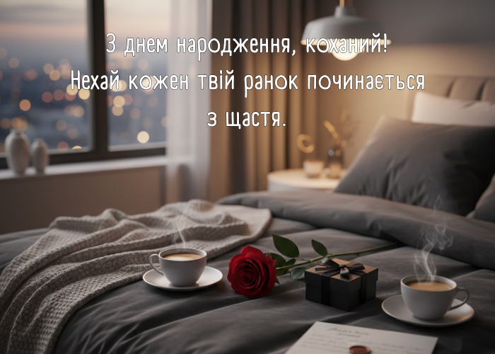 з днем народження коханому